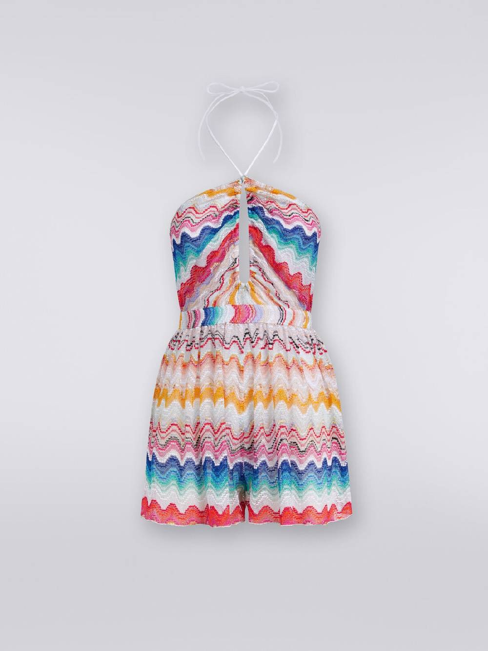 M Missoni Tuta shorts motivo onda con lurex Vendita calda