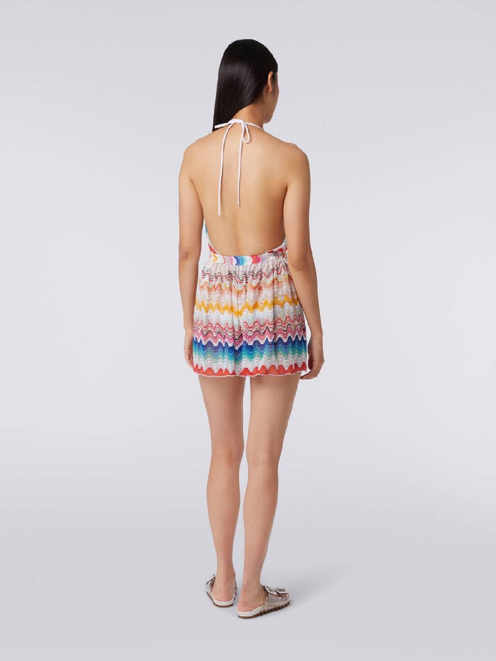 M Missoni Tuta shorts motivo onda con lurex Vendita calda