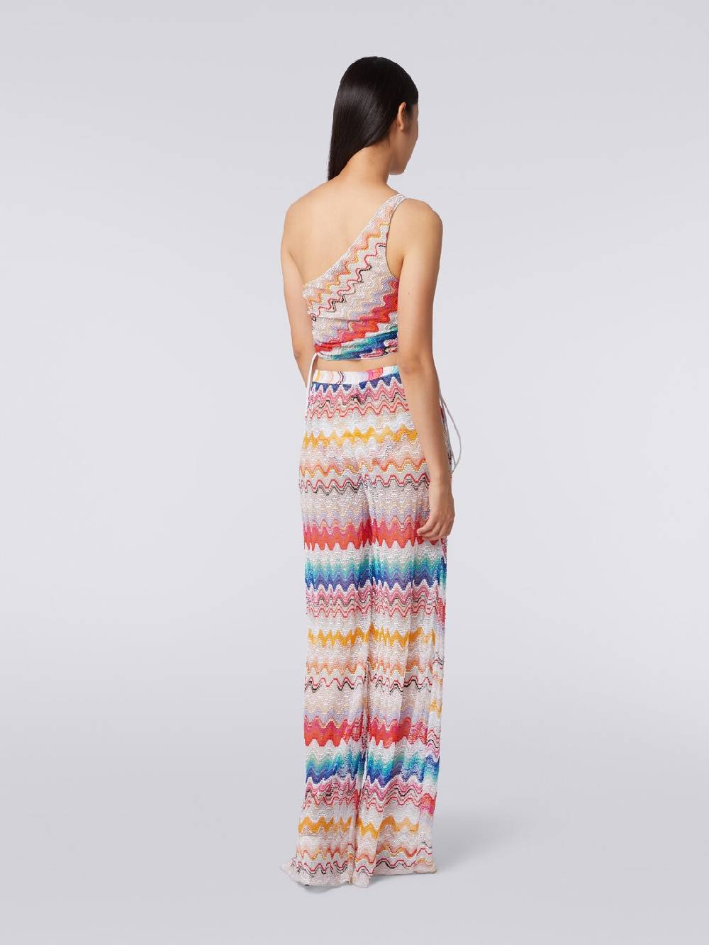 M Missoni Pantaloni copricostume motivo onda con lurex Offerta migliore