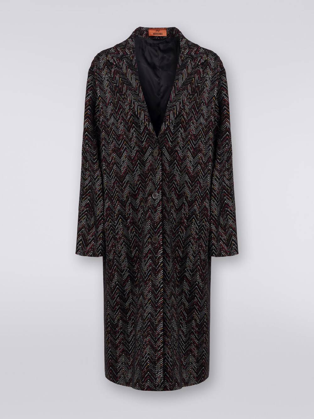 M Missoni Cappotto monopetto in misto lana zig zag Comprane uno, ottenene uno gratis