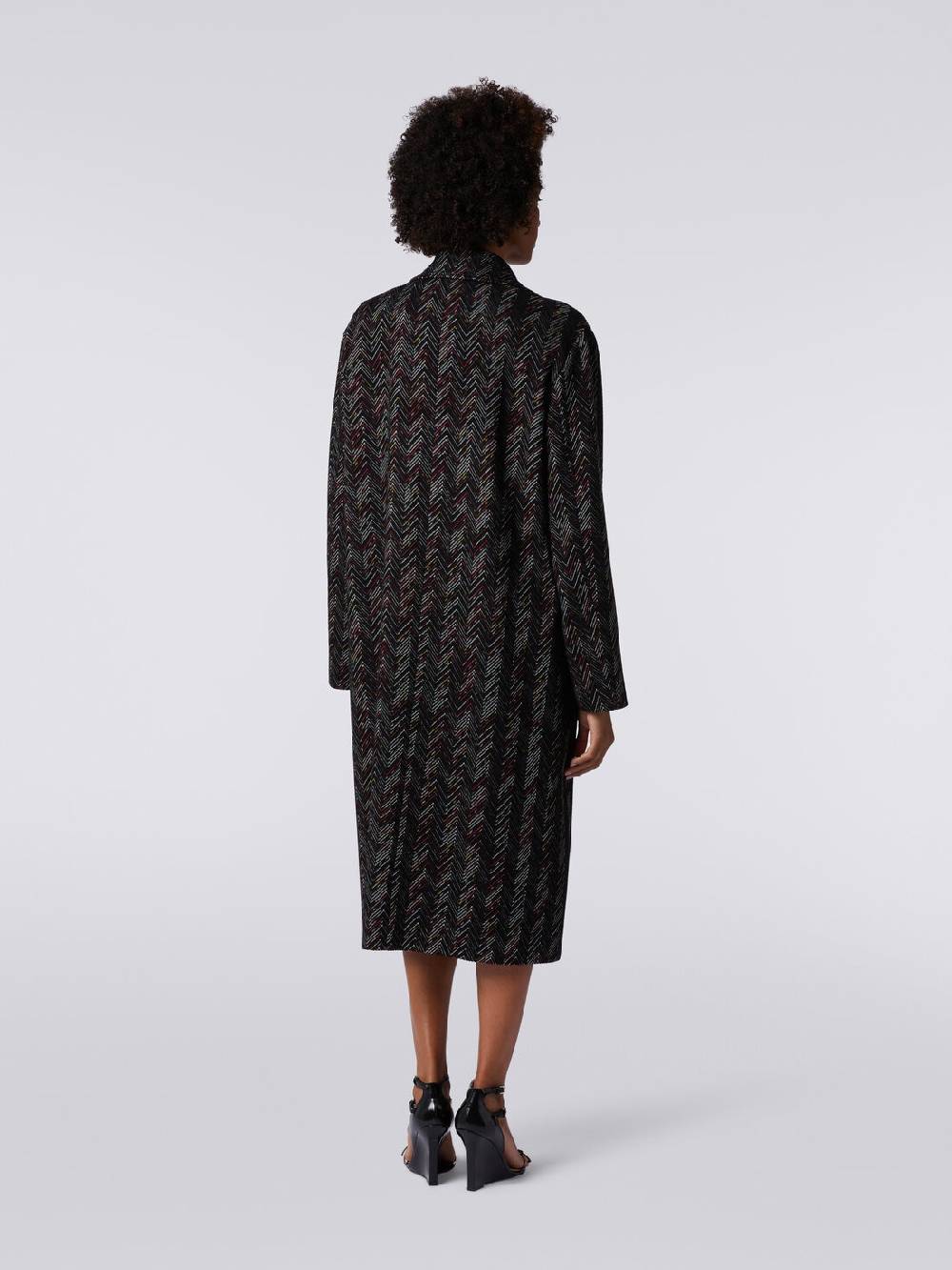 M Missoni Cappotto monopetto in misto lana zig zag Comprane uno, ottenene uno gratis