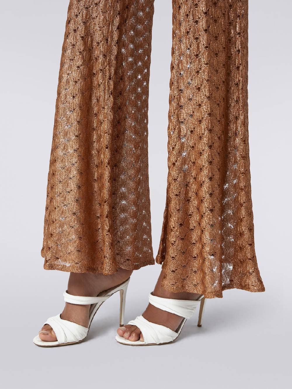M Missoni Pantaloni copricostume effetto pizzo con fondo svasato Latest stili