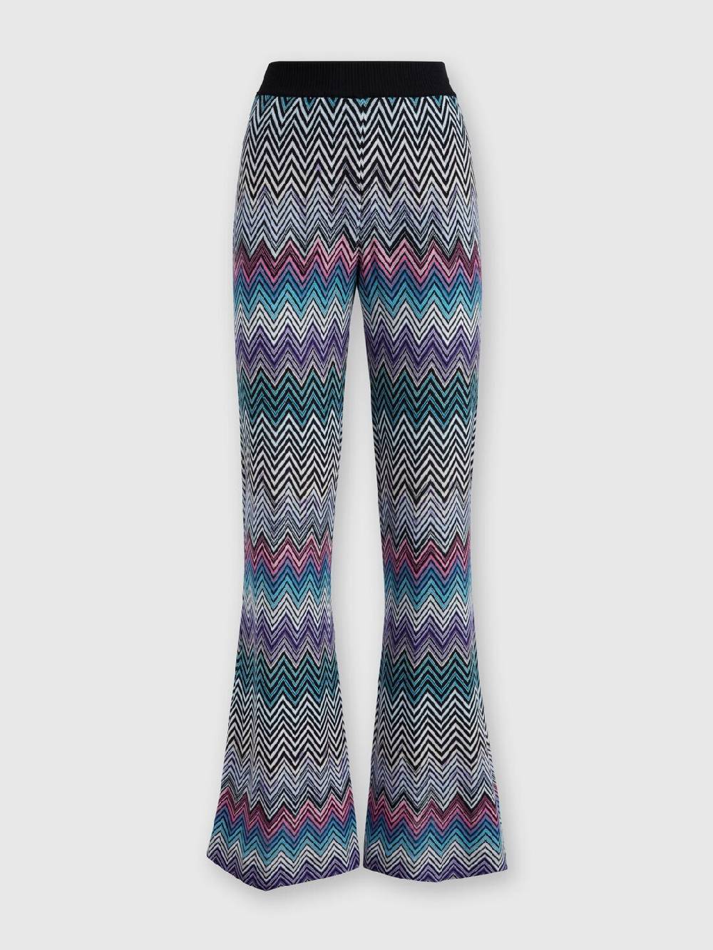 M Missoni Pantaloni flare in lana zig zag Discount Store per i nuovi prodotti