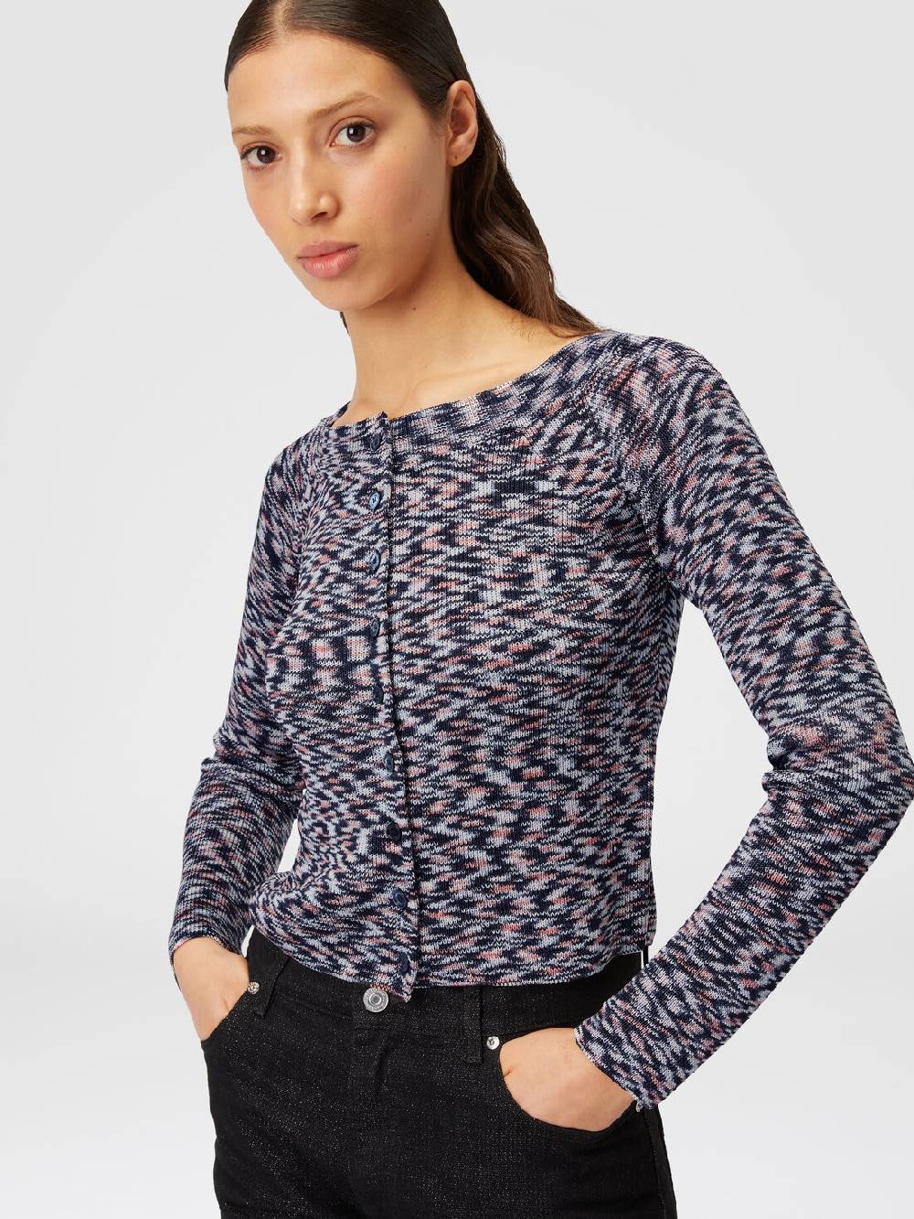 M Missoni Cardigan corto in misto viscosa fiammata Duty-free