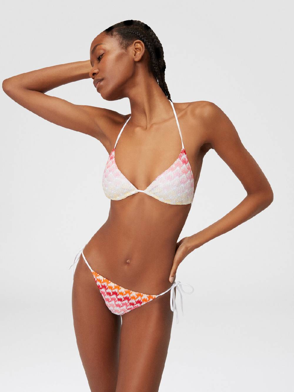 M Missoni Bikini effetto pizzo dégradé con lurex Promozione