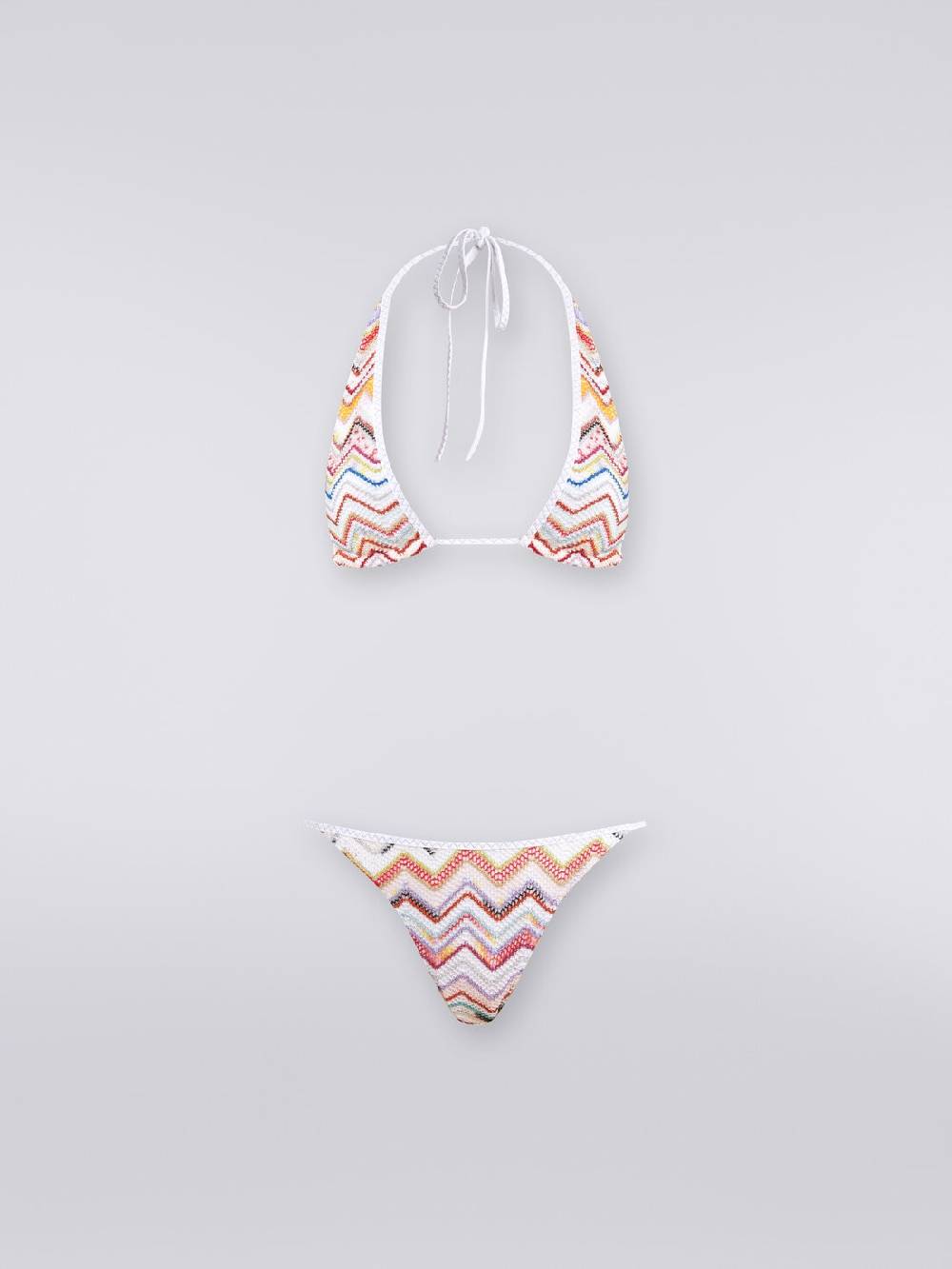 M Missoni Bikini in crochet zig zag con lurex Soddisfazione Garantita
