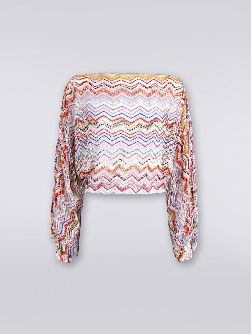M Missoni Top a maniche lunghe in crochet con lurex Negozi Online