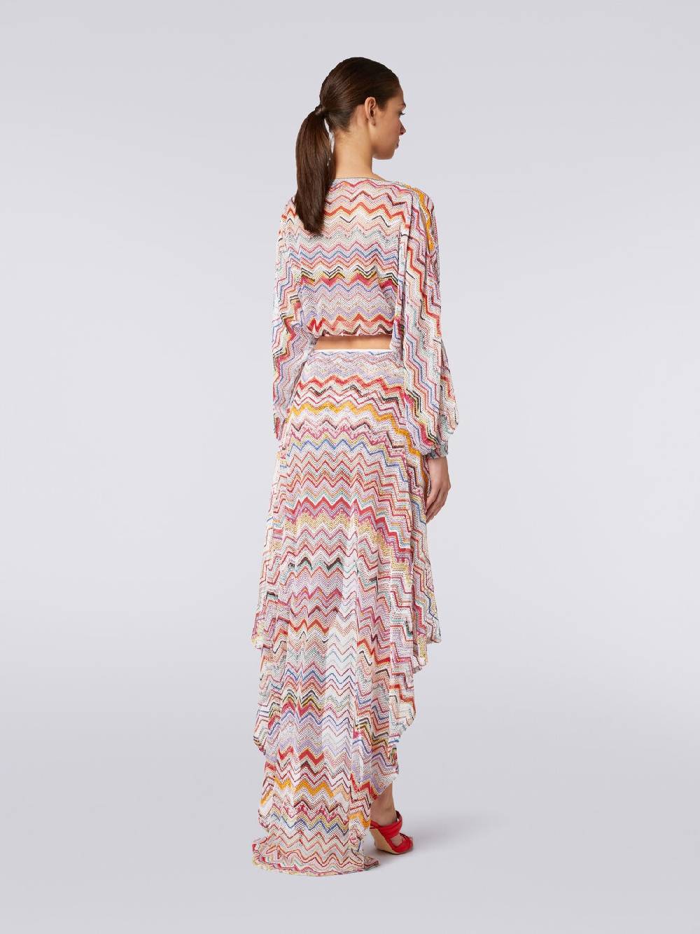 M Missoni Top a maniche lunghe in crochet con lurex Negozi Online