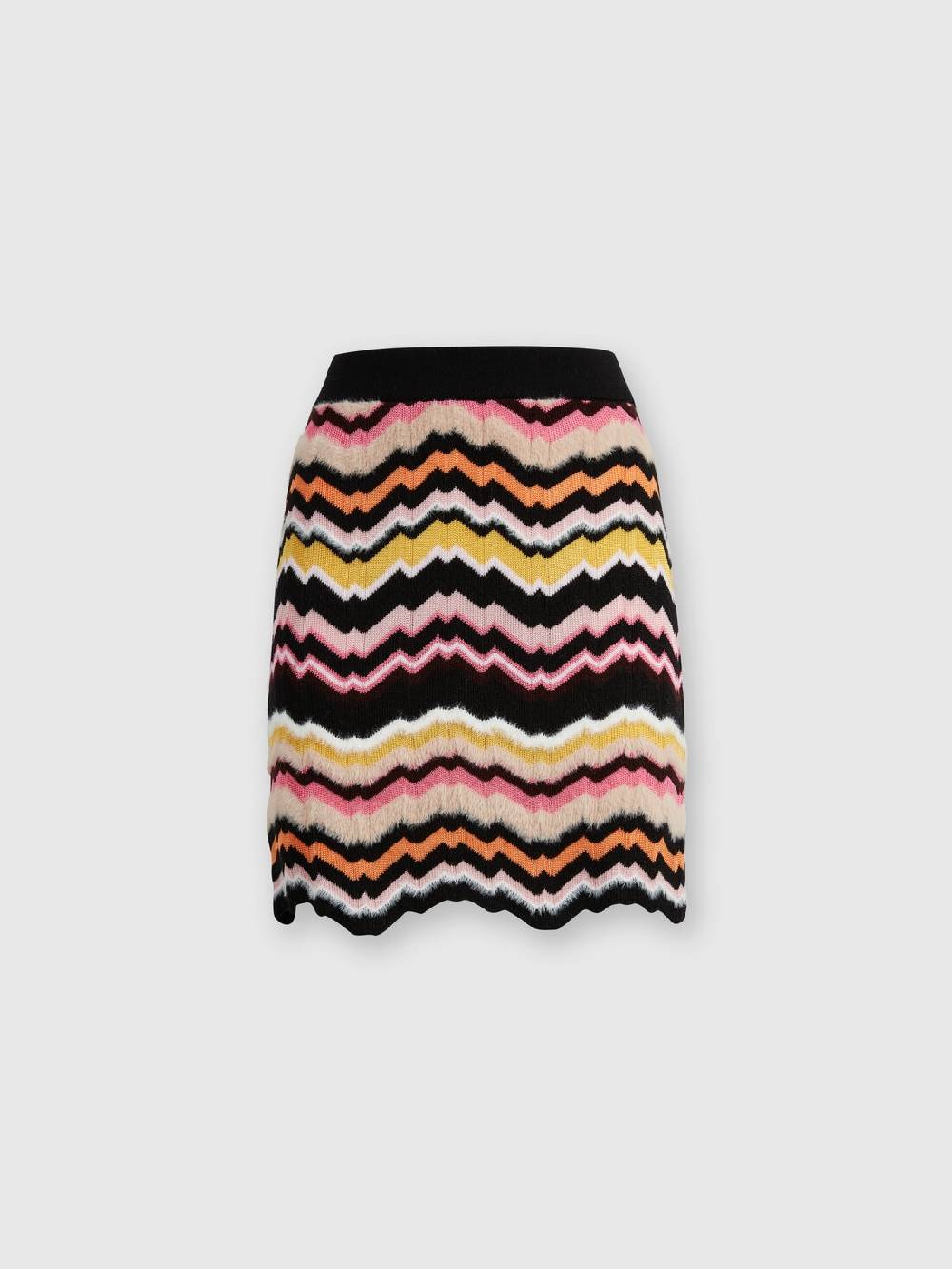 M Missoni Minigonna con motivo greca zig zag Prezzo Ridotto