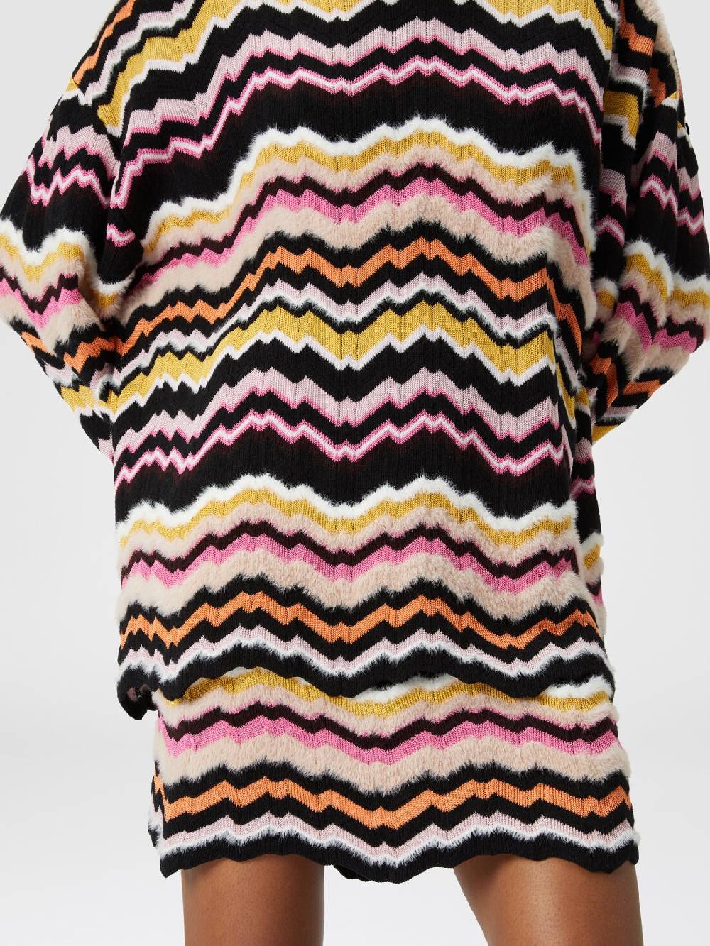 M Missoni Minigonna con motivo greca zig zag Prezzo Ridotto
