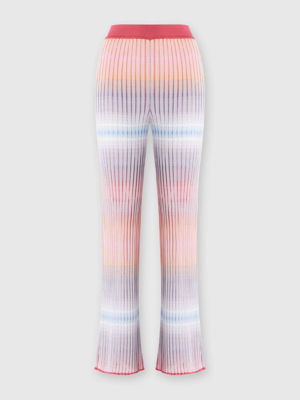 M Missoni Pantaloni dritti in viscosa a coste Presa