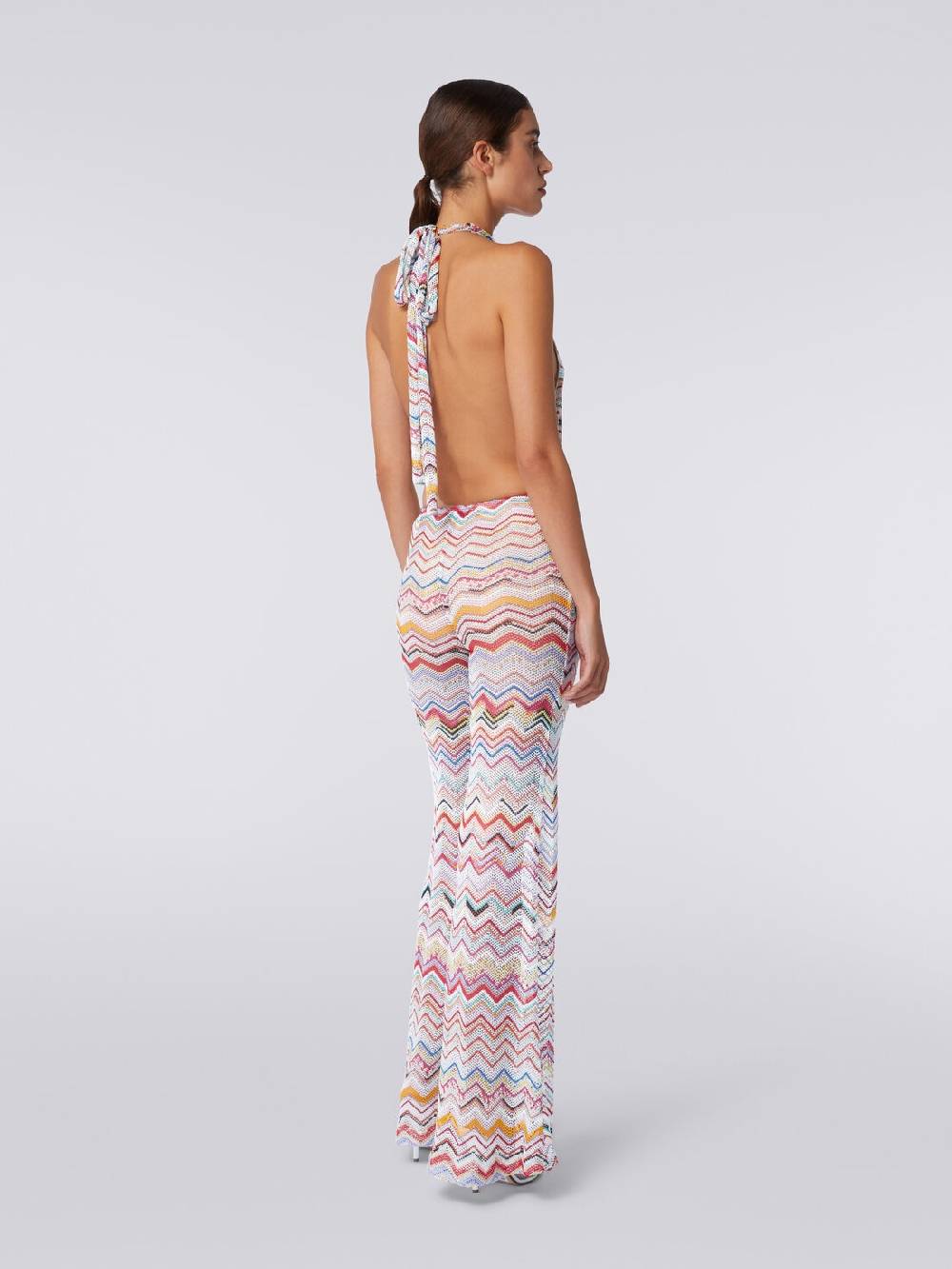 M Missoni Tuta pantalone crochet con scollatura a V Vendita Economica