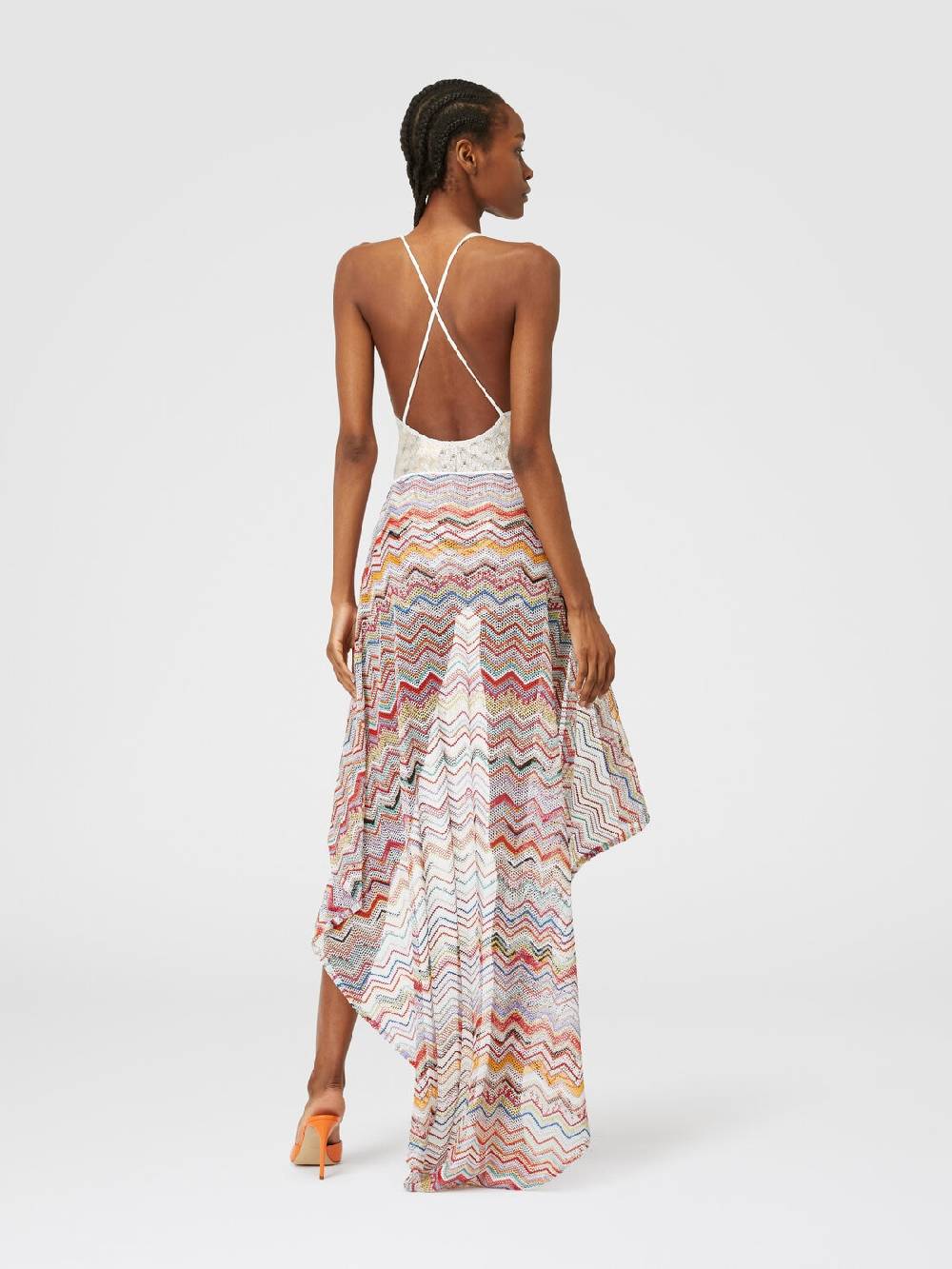 M Missoni Gonna pareo in crochet con lurex Saldi Di Fabbrica