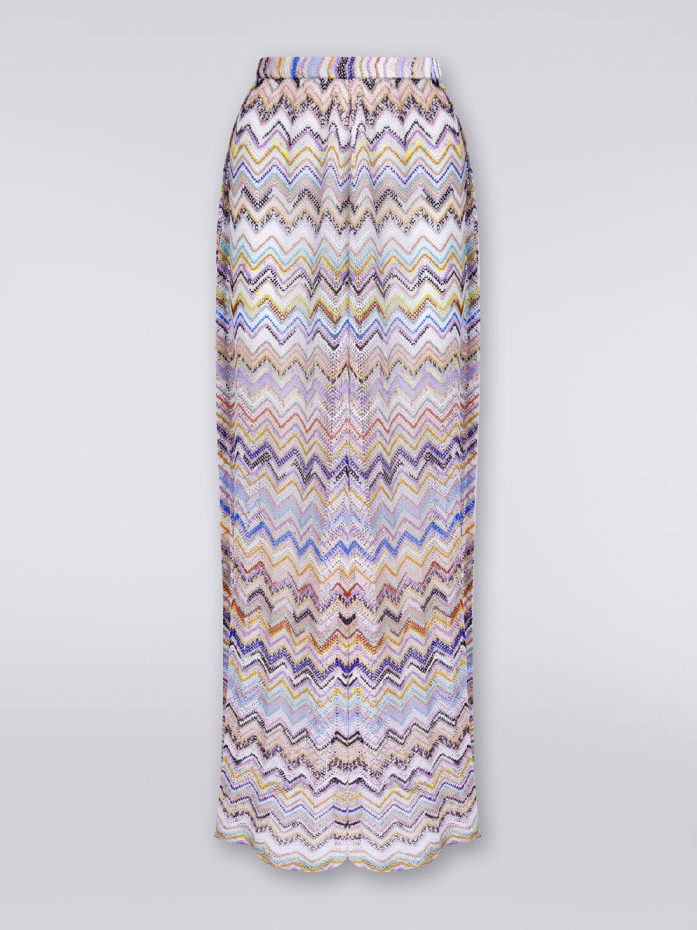 M Missoni Pantaloni in maglia di viscosa a rete zig zag con lurex Vendite Flash