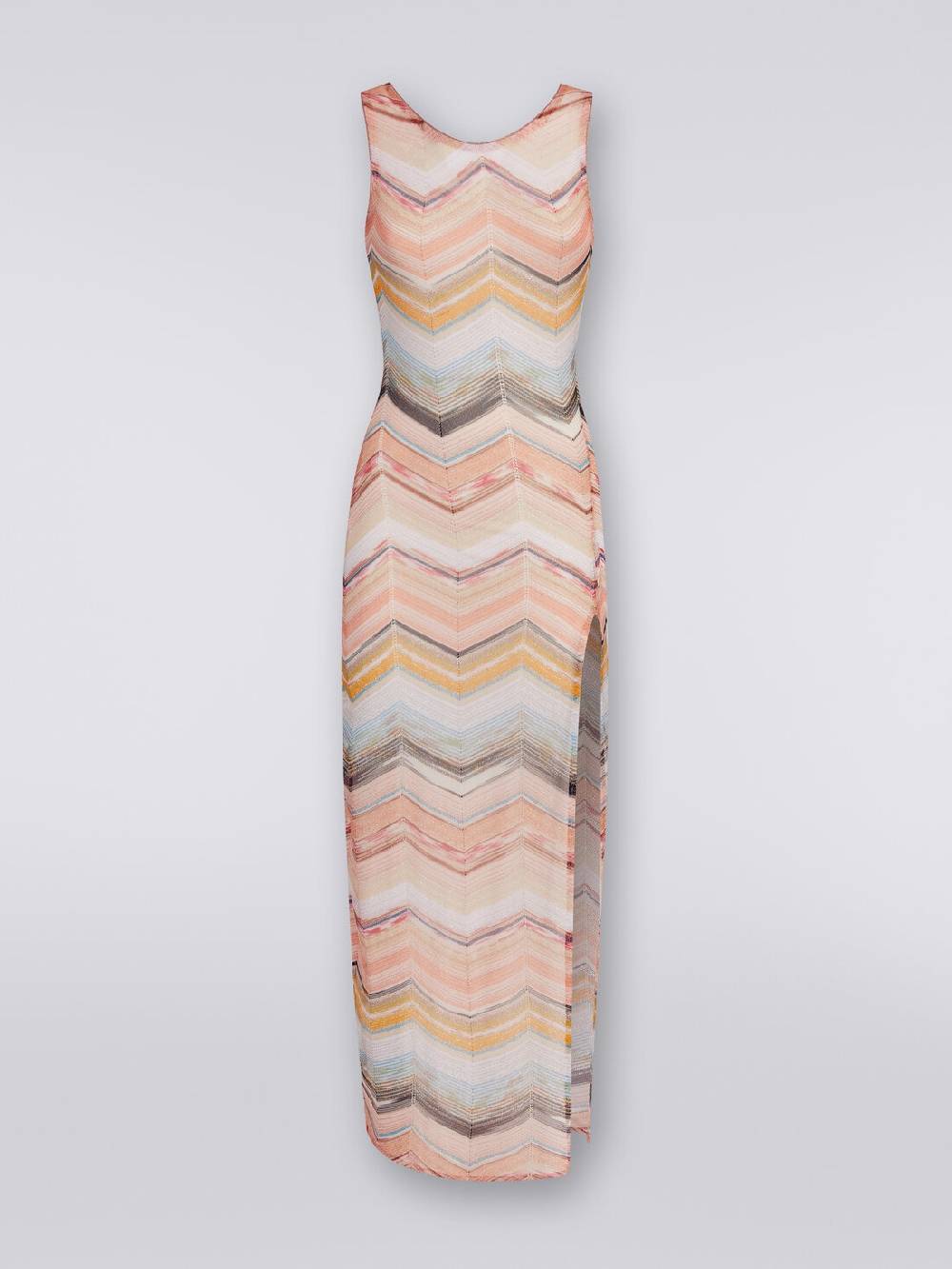 M Missoni Abito copricostume lungo motivo chevron con lurex Prezzo di fabbrica