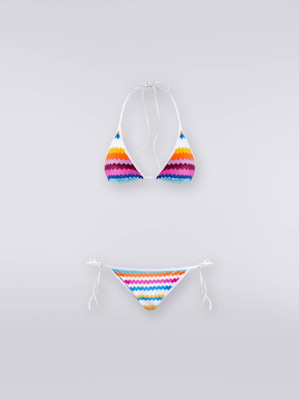 M Missoni Bikini in nylon stretch stampa zig zag Black Friday
