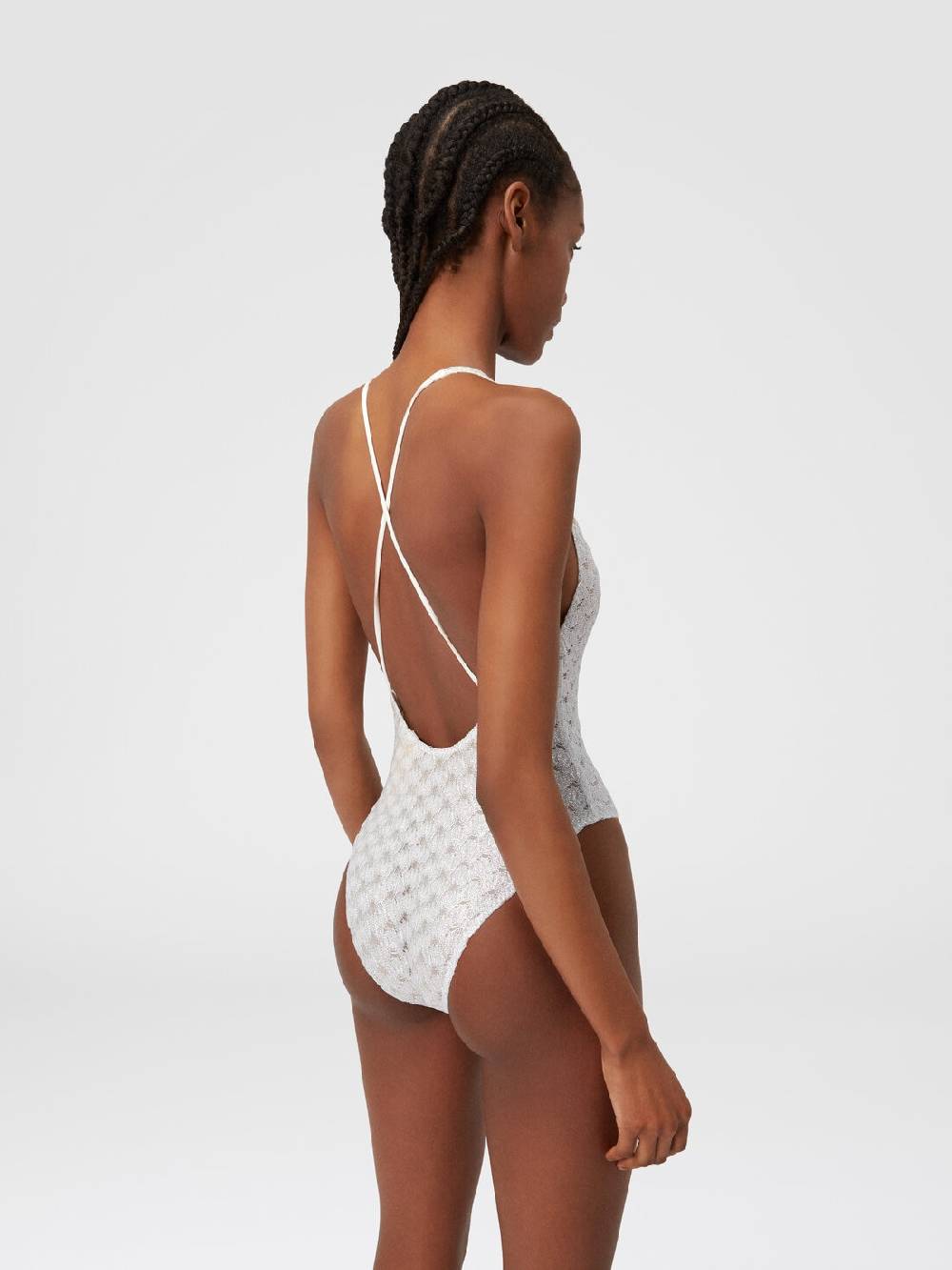 M Missoni Costume intero in viscosa effetto pizzo Offerta Pasqua