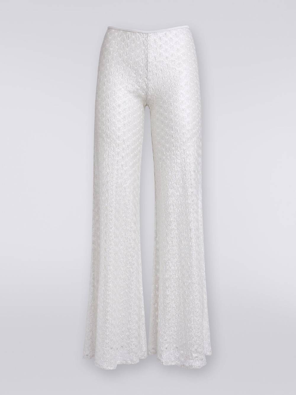 M Missoni Pantaloni copricostume effetto pizzo con fondo svasato Offerta San Valentino