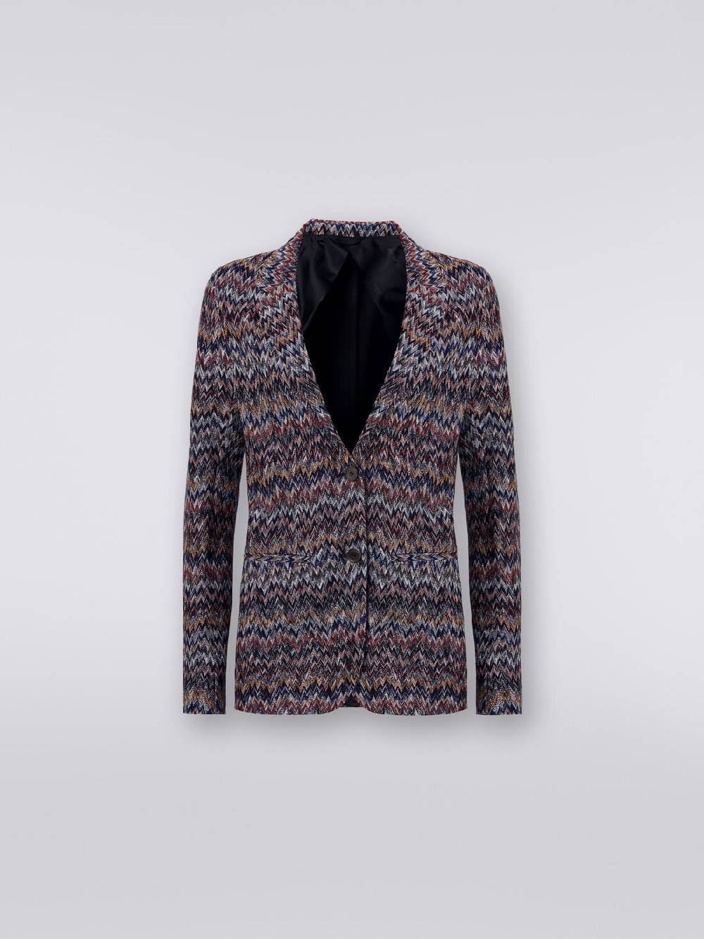 M Missoni Blazer in misto viscosa zig zag con lurex Offerta migliore