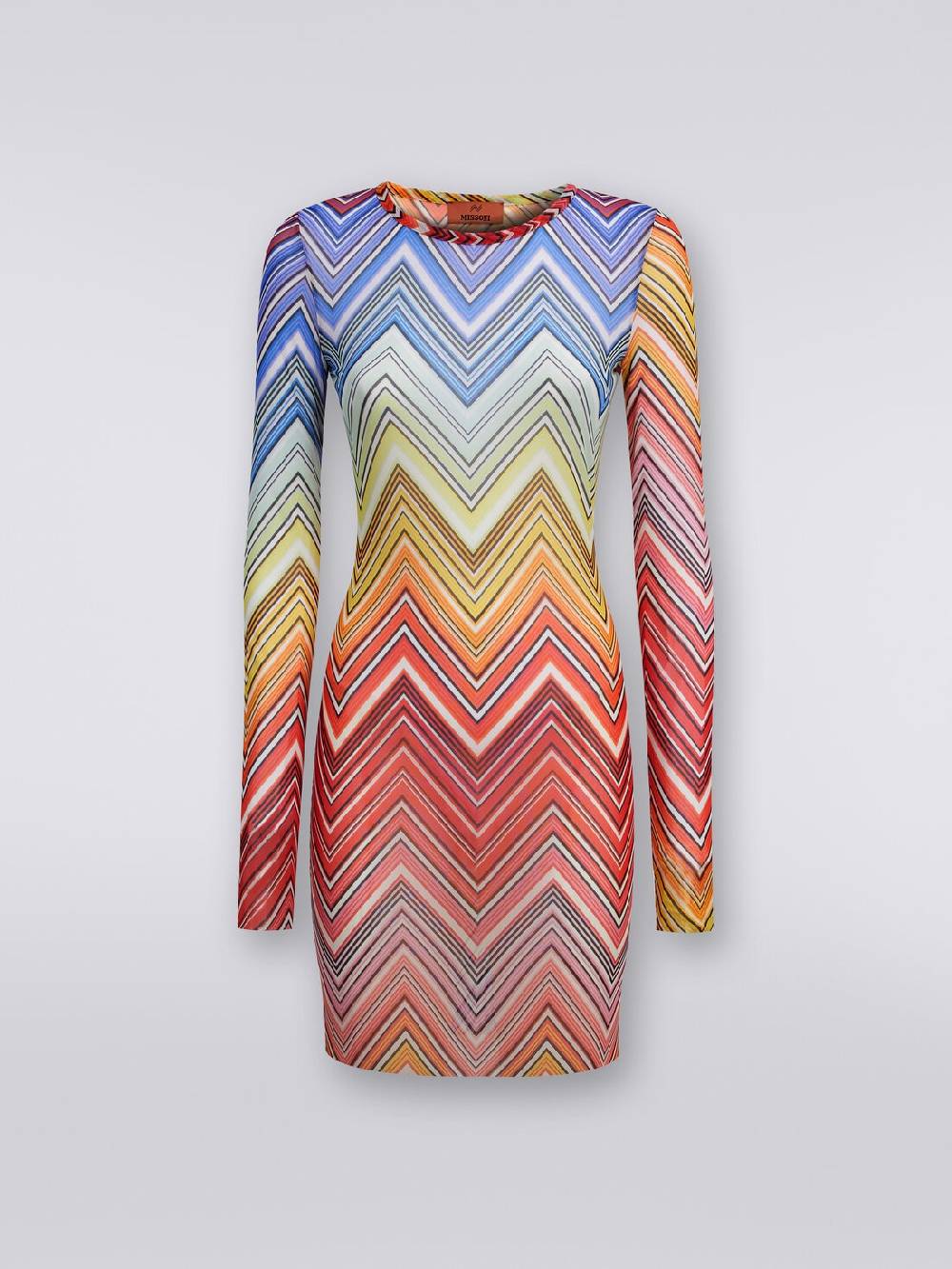 M Missoni Abito mare in tulle stampa zig zag Offerte stagionali