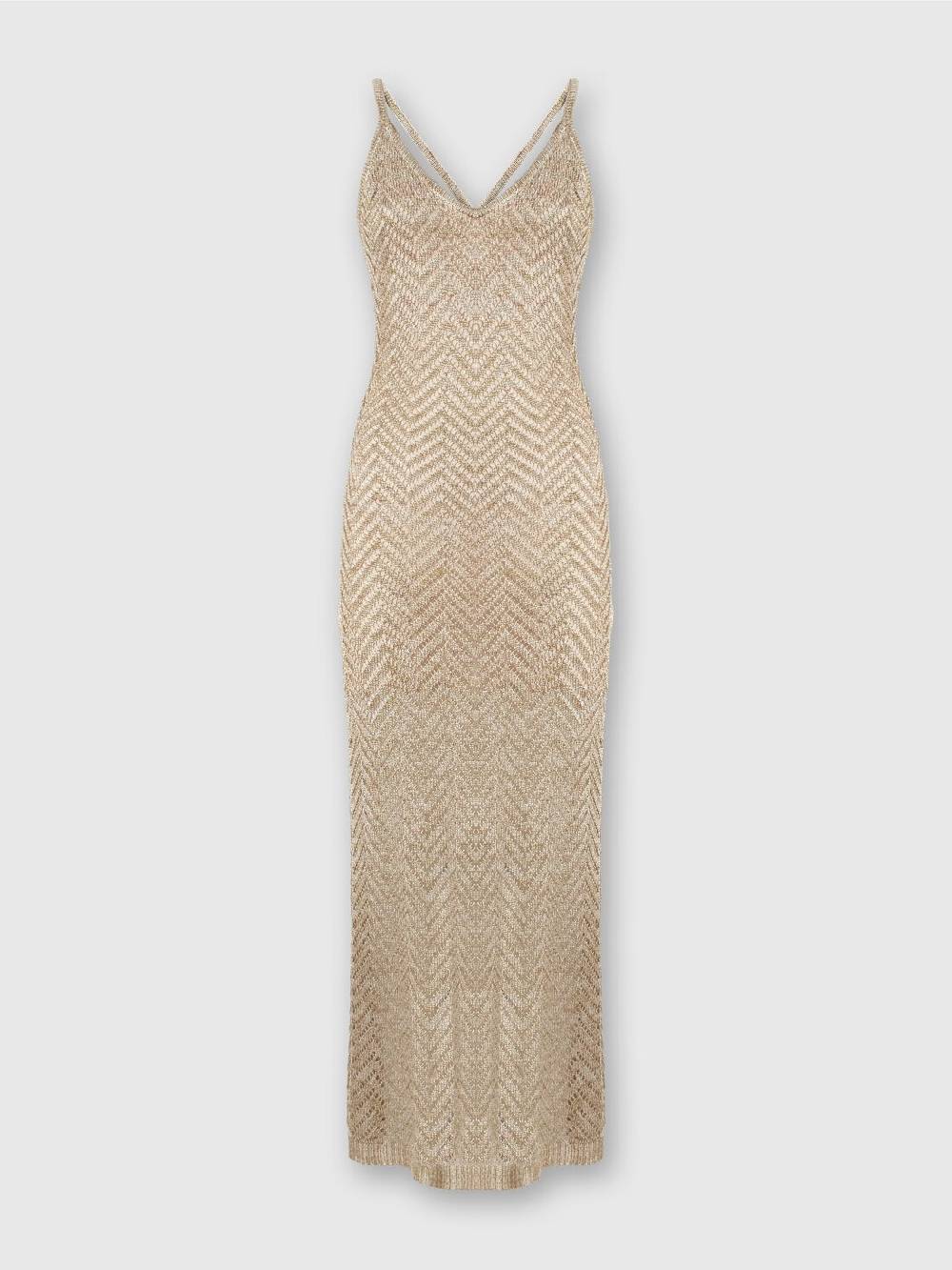 M Missoni Abito in maglia zig zag con trama effetto uncinetto Super Saving Price