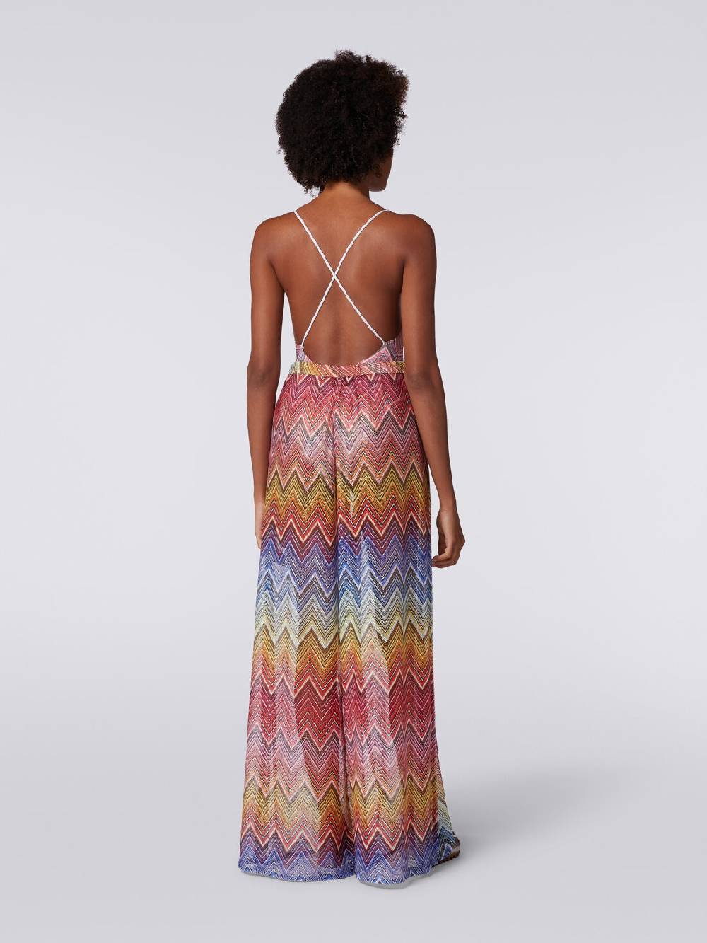 M Missoni Pantaloni copricostume in tessuto stampa zig zag Fino al 65% di sconto