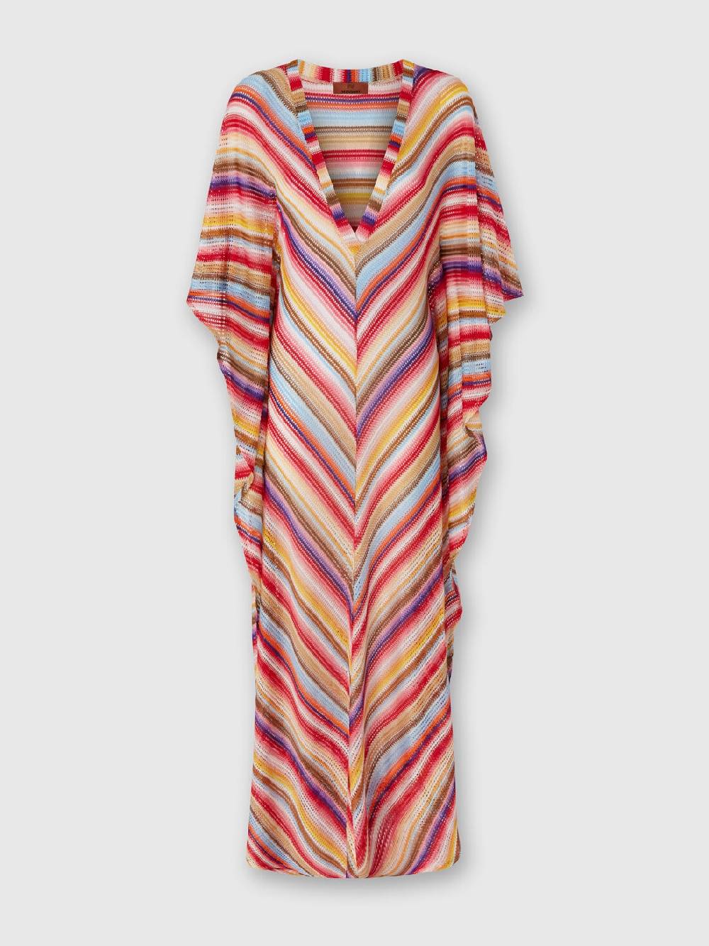 M Missoni Caftano copricostume lungo in crochet rigato Discount Store per i nuovi prodotti