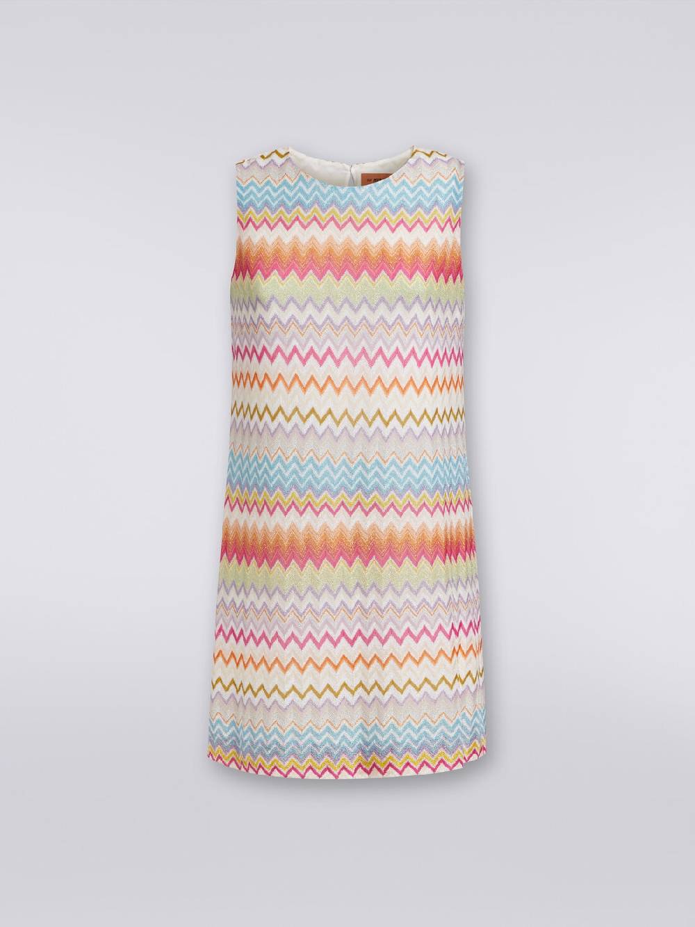 M Missoni Abito a sacchetto in viscosa zig zag con lurex Esporta salva