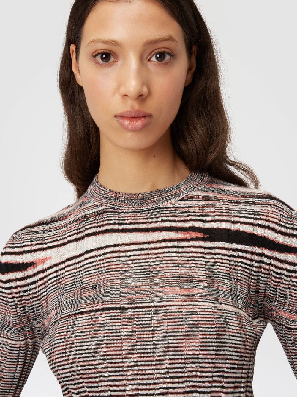 M Missoni Maglia girocollo in cashmere e seta fiammata 2025