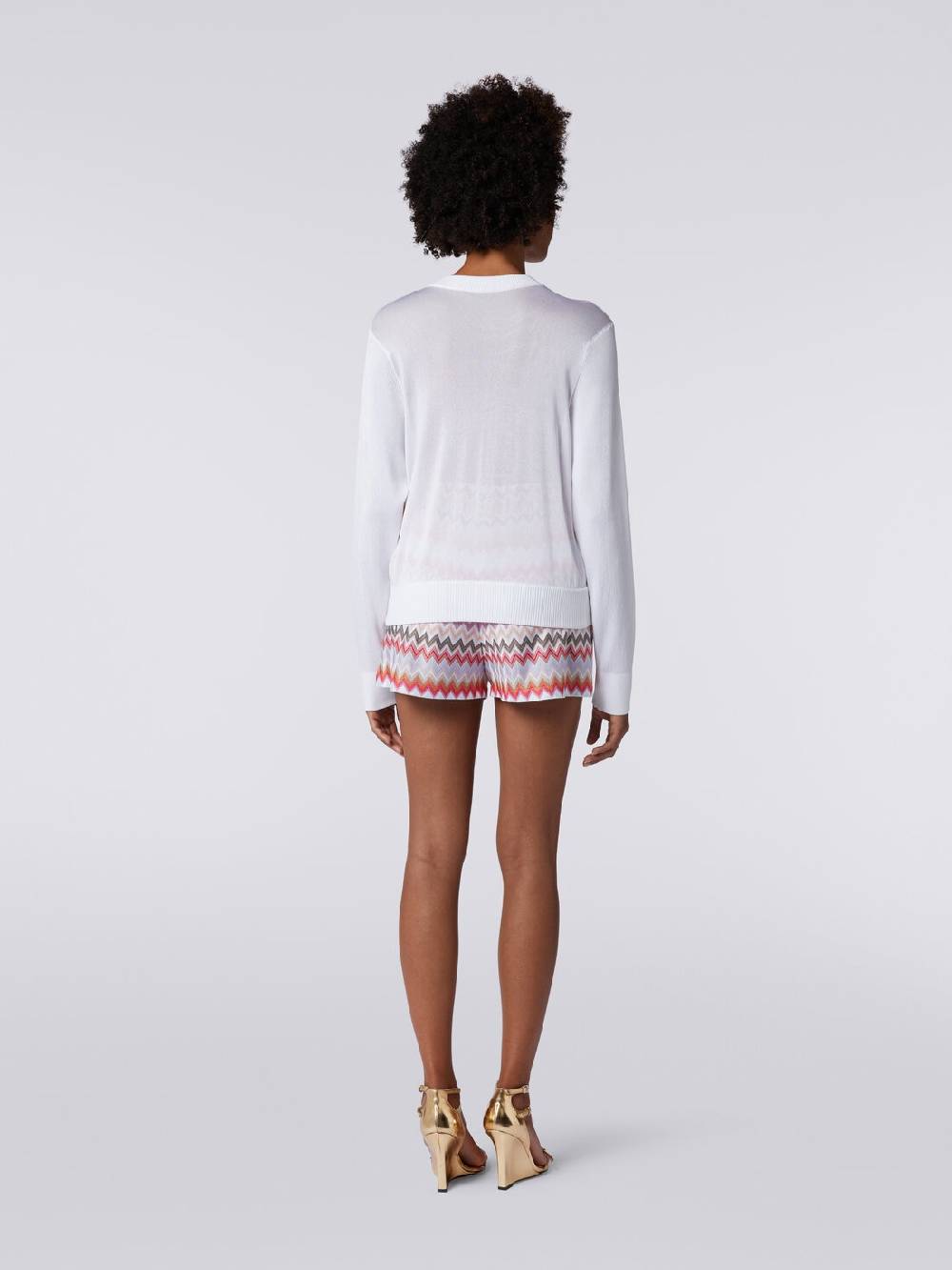 M Missoni Shorts in tessuto zig zag In Linea