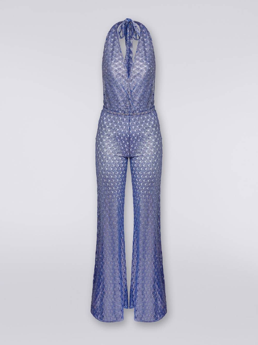 M Missoni Tuta pantalone effetto pizzo con scollatura a V Spedizione Gratuita