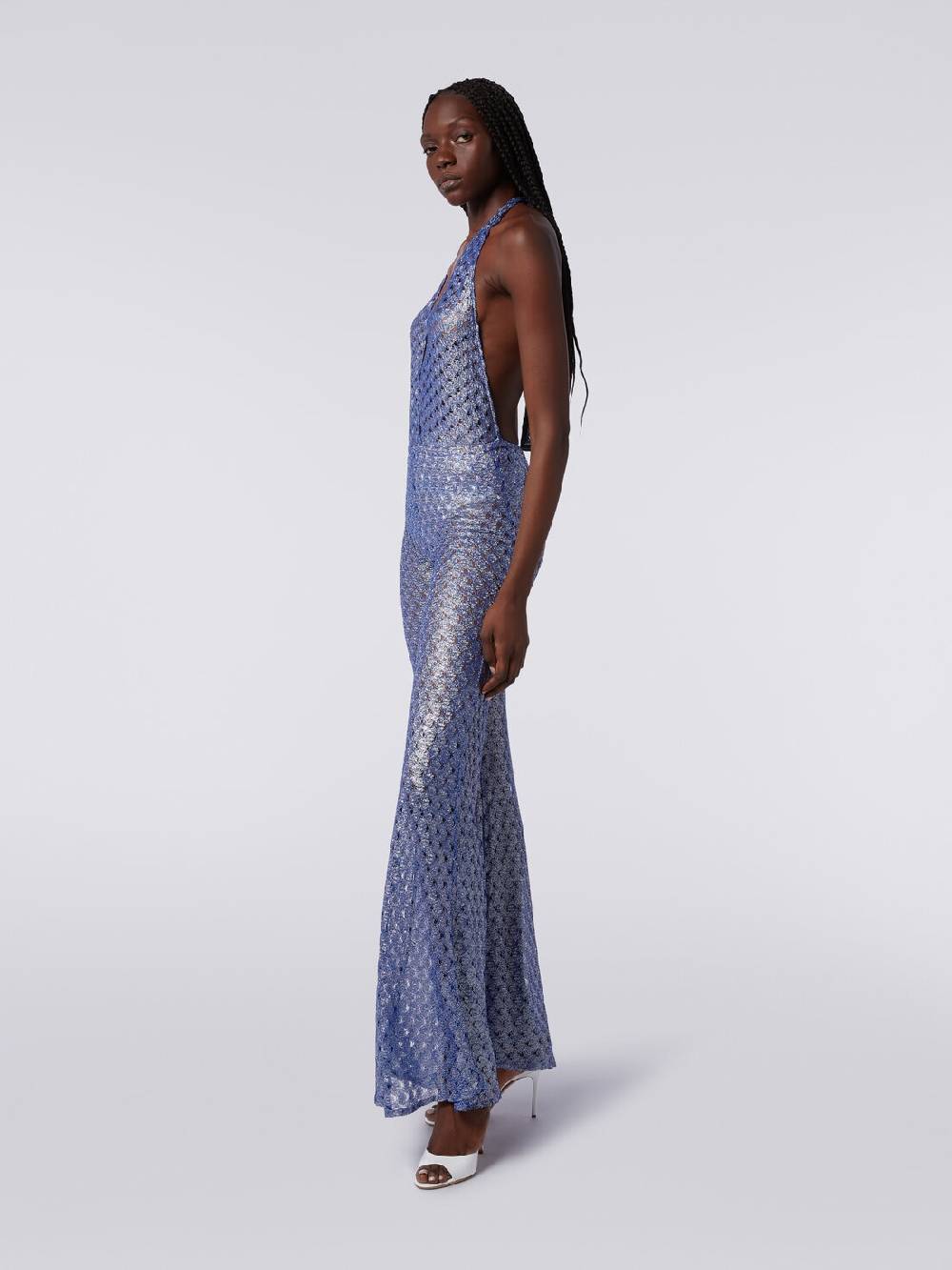 M Missoni Tuta pantalone effetto pizzo con scollatura a V Spedizione Gratuita