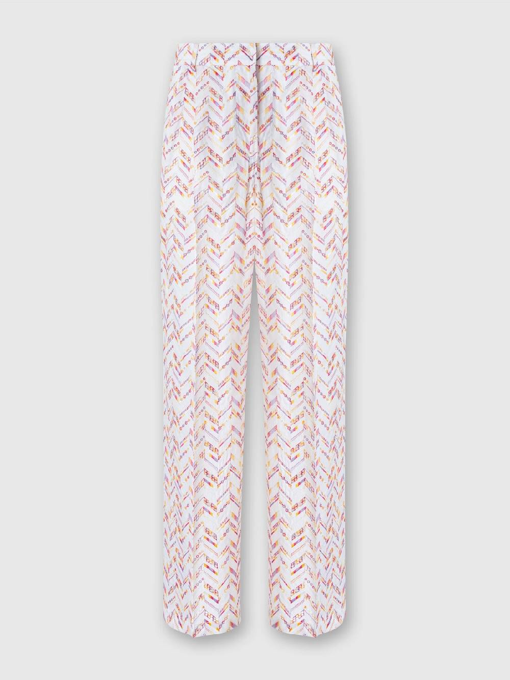 M Missoni Pantaloni in popeline di cotone con pizzo sangallo Prezzo Ridotto