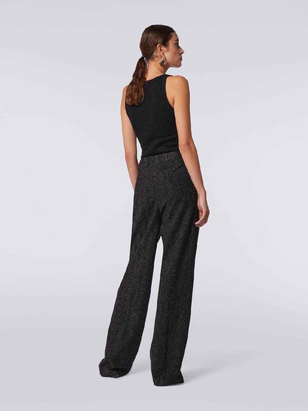 M Missoni Pantaloni in misto viscosa lamé Online