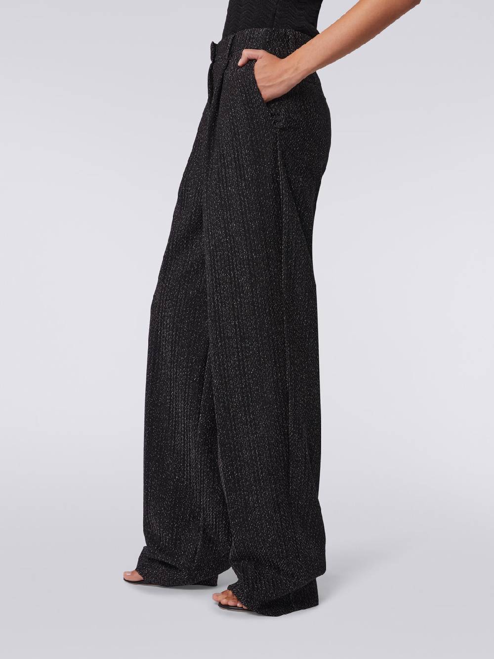 M Missoni Pantaloni in misto viscosa lamé Online