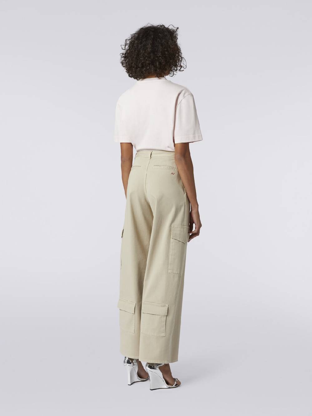 M Missoni Pantaloni cargo in cotone Offerte