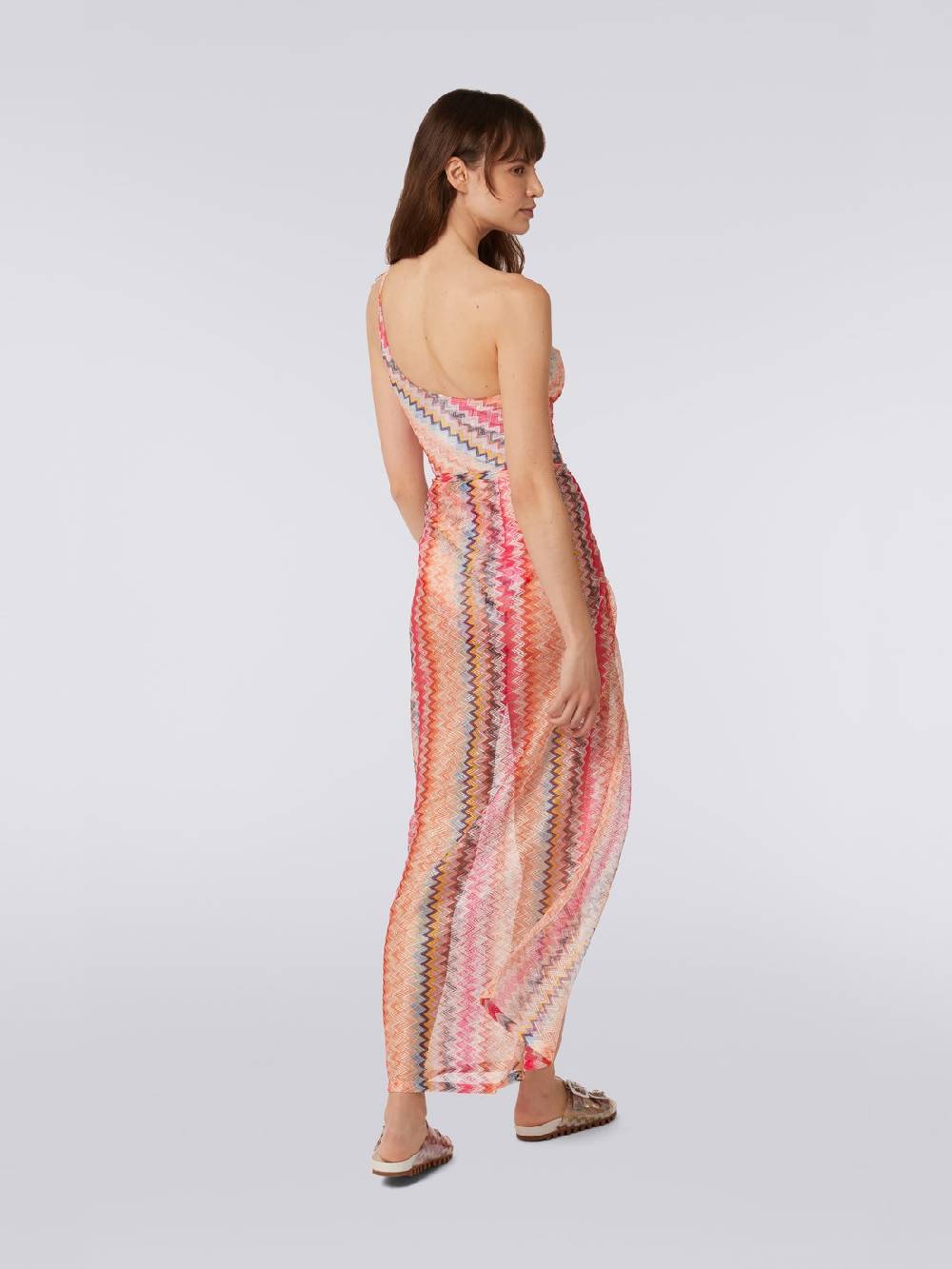 M Missoni Gonna lunga copricostume in tulle chevron Vendite Flash