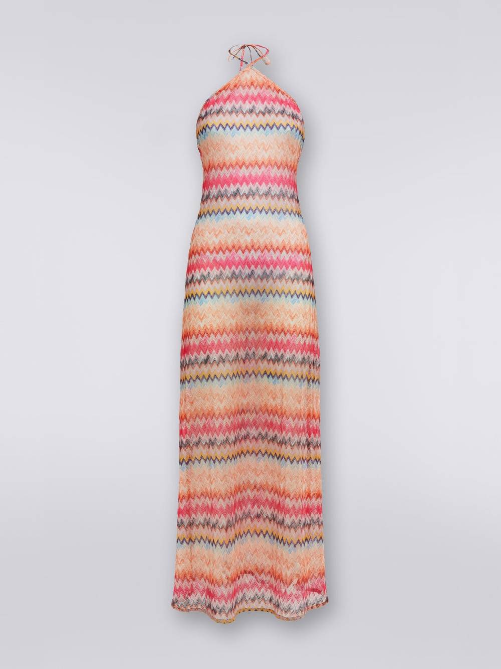 M Missoni Copricostume lungo in tulle di viscosa chevron Negozio