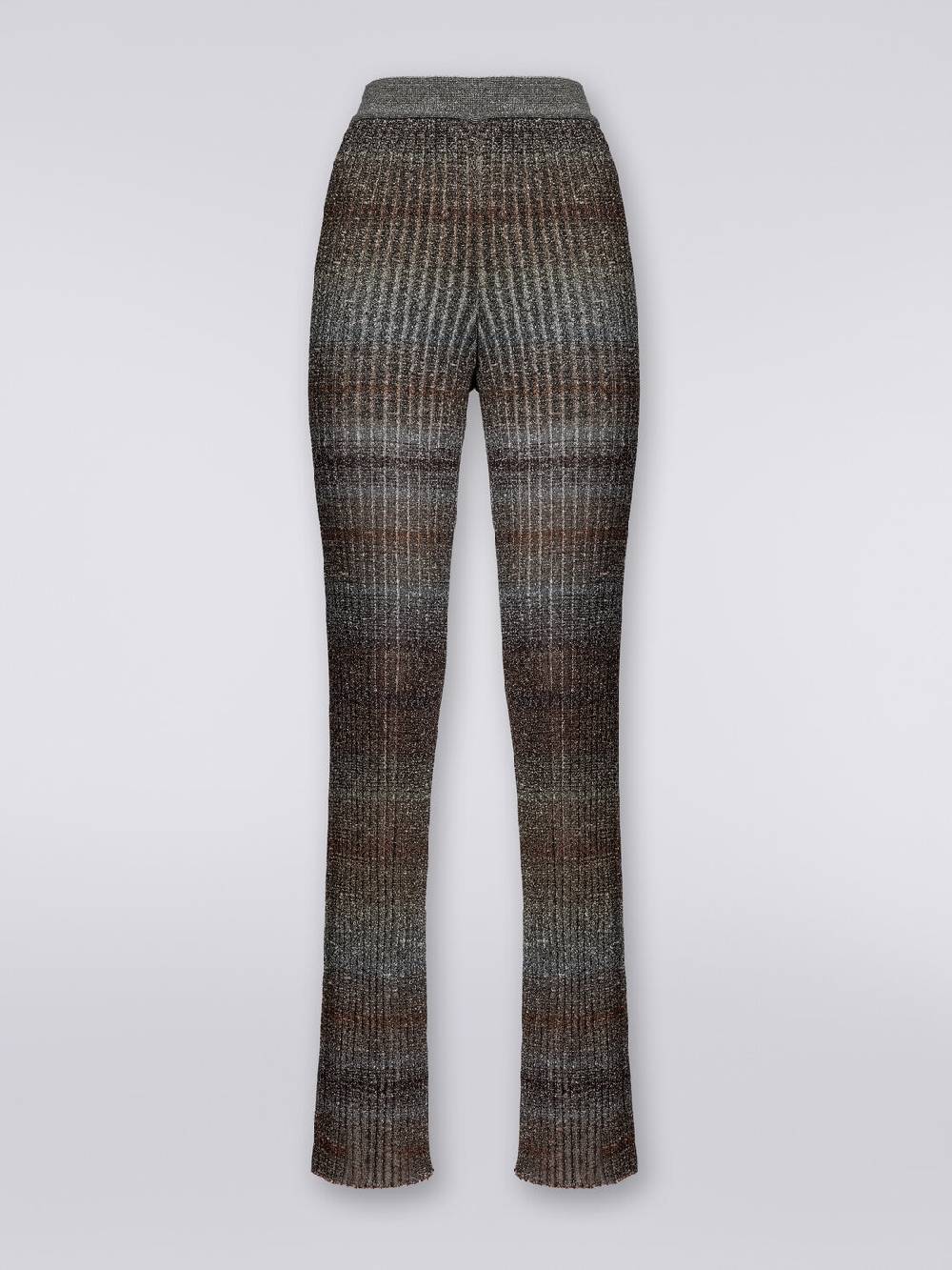 M Missoni Pantaloni dritti in viscosa e lurex a costine Sconto di tempo limitato