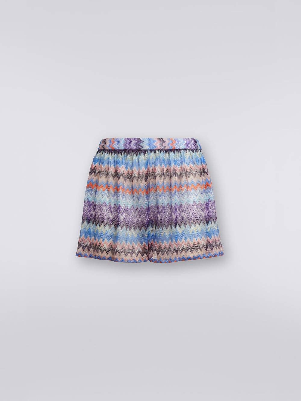 M Missoni Shorts copricostume in tulle di viscosa chevron Flash Sale