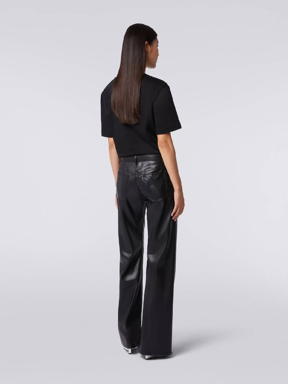 M Missoni Pantaloni cinque tasche in ecopelle Fornitura limitata
