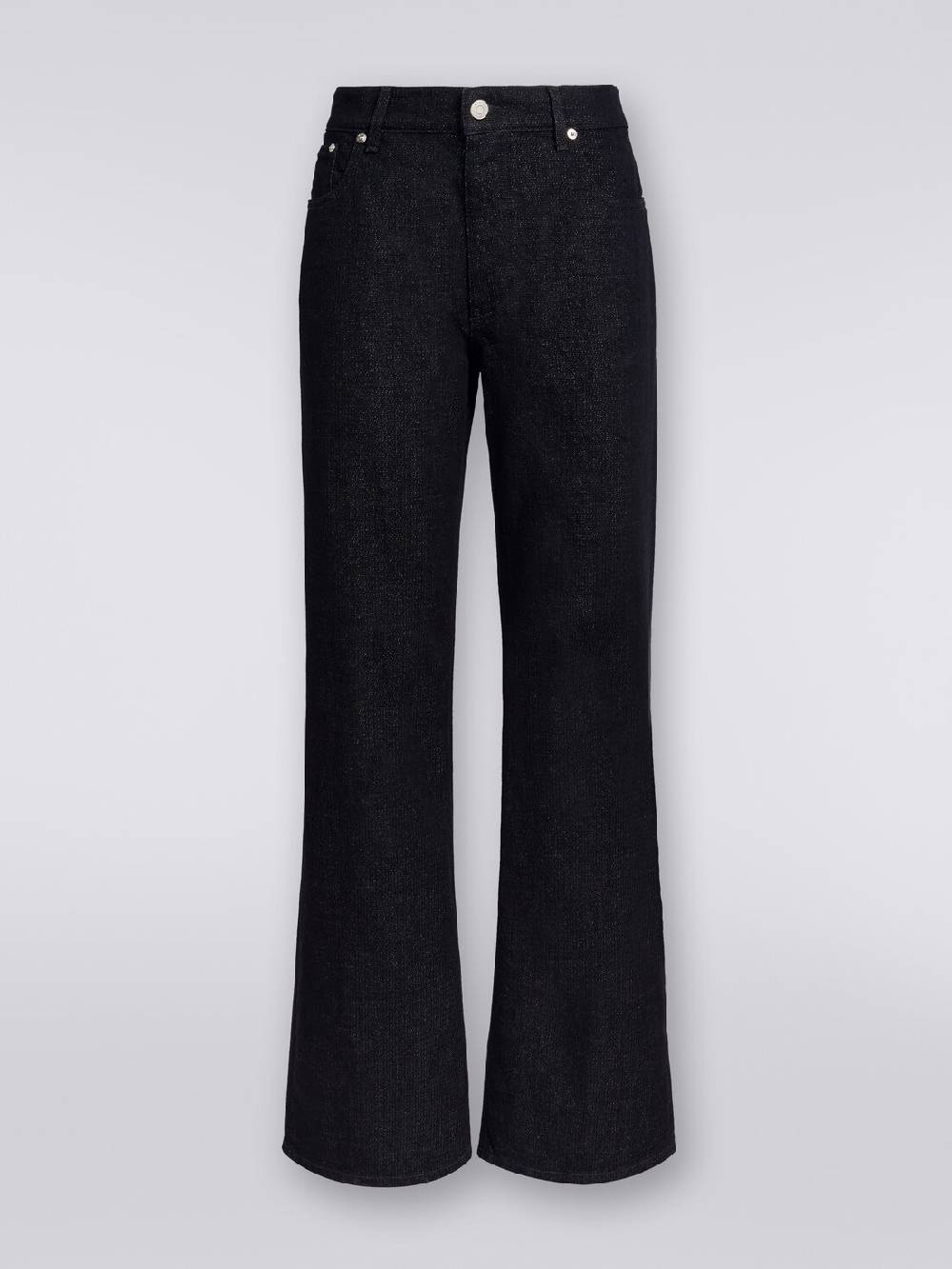 M Missoni Pantaloni cinque tasche in denim lamé