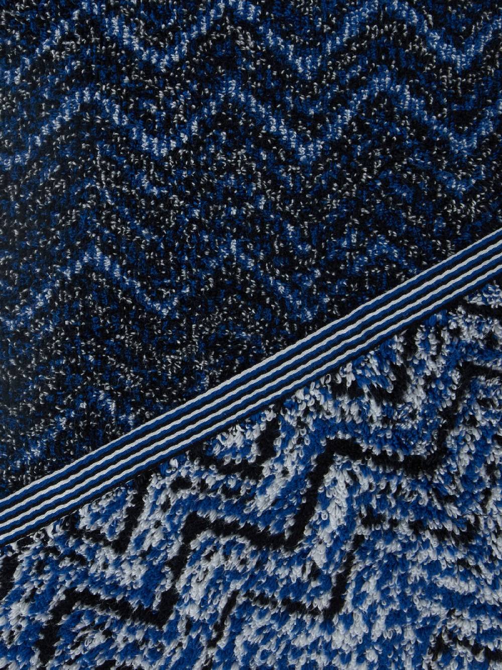 M Missoni Set 2 pezzi di asciugamani da bagno Azul in spugna di cotone Smaltimento dello stoccaggio