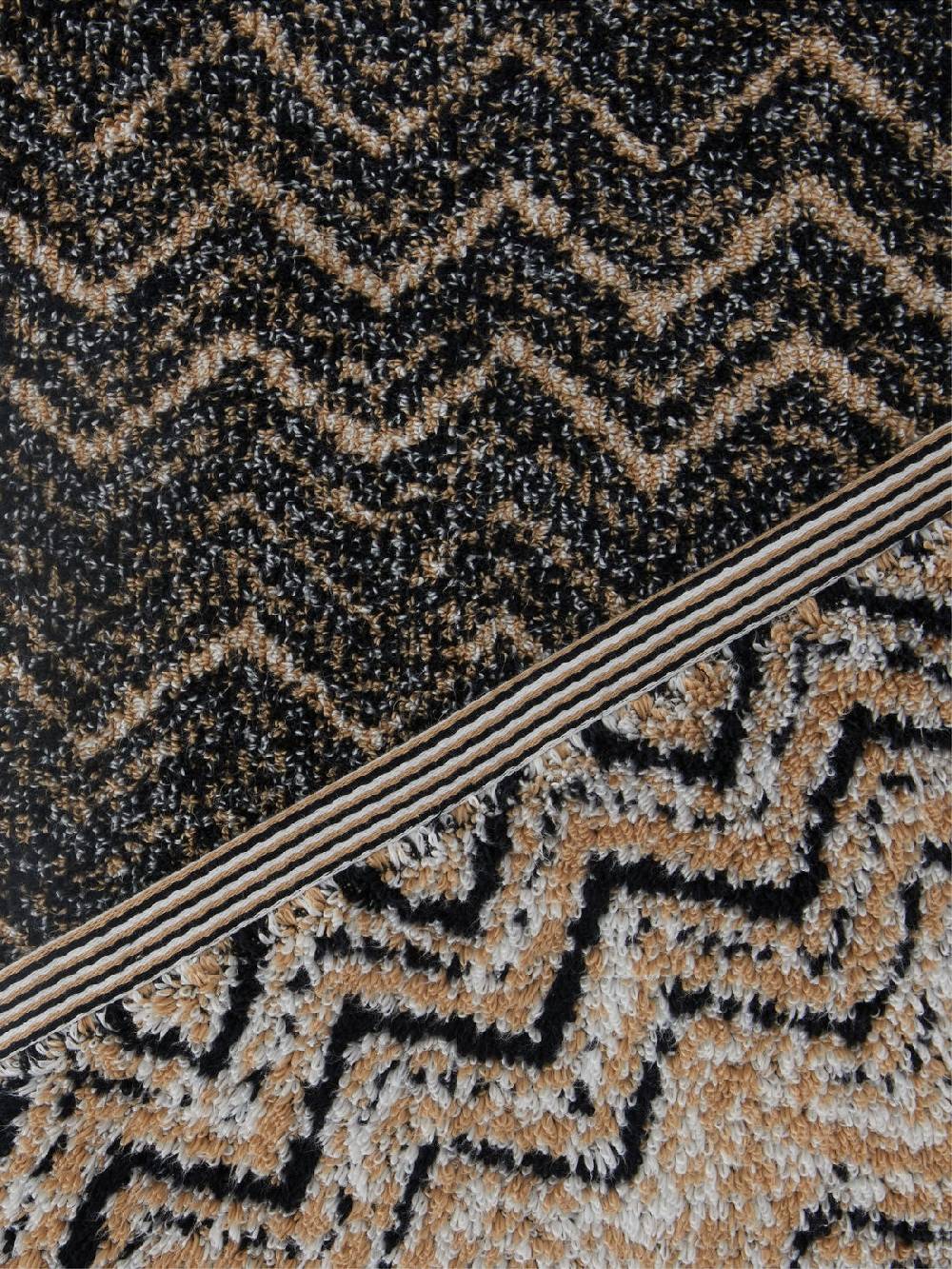 M Missoni Set 2 pezzi di asciugamani da bagno Azul in spugna di cotone Vendita calda