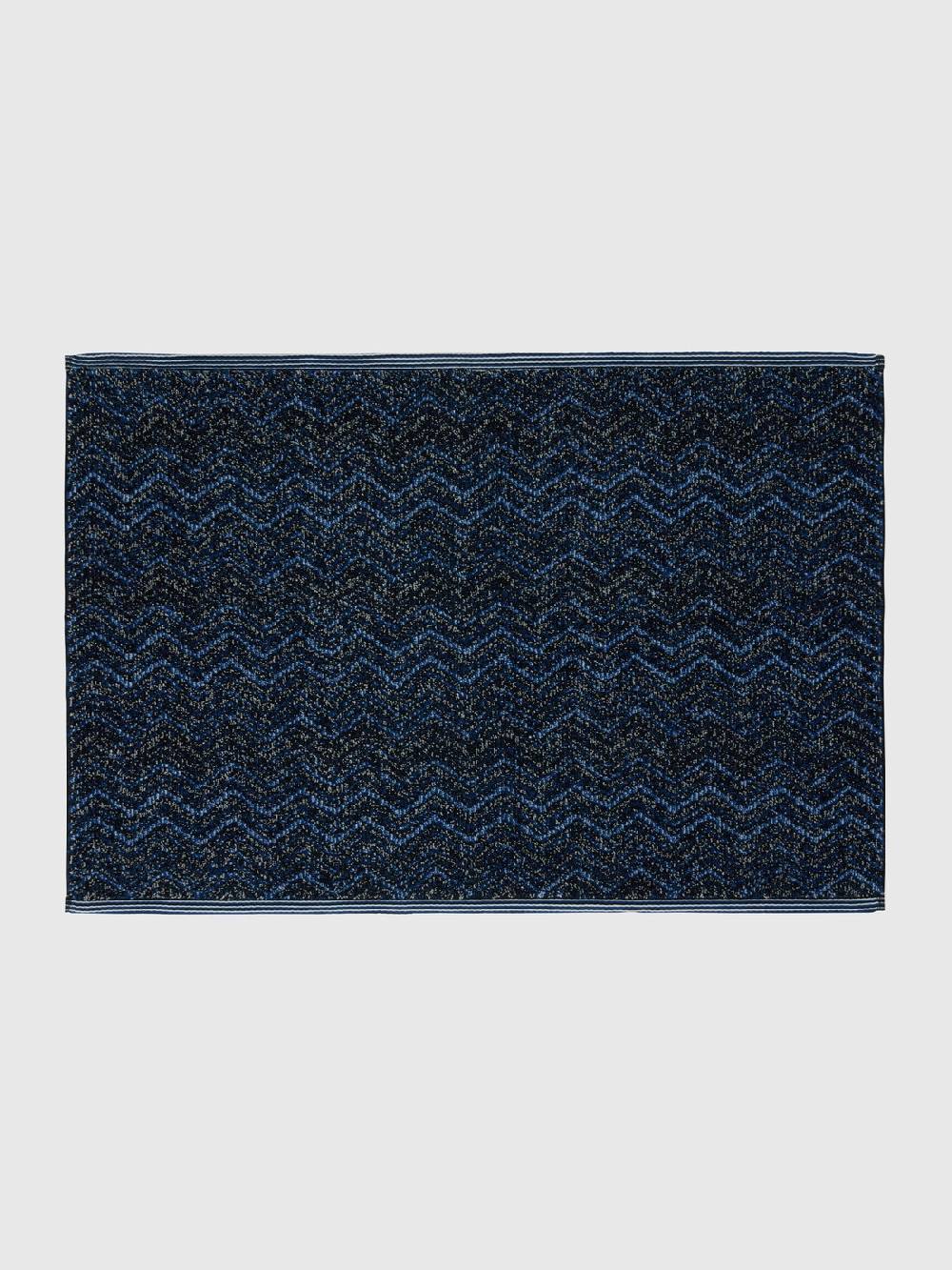 M Missoni Tappetino da bagno Azul 60x90 cm in cotone chevron Latest fashion