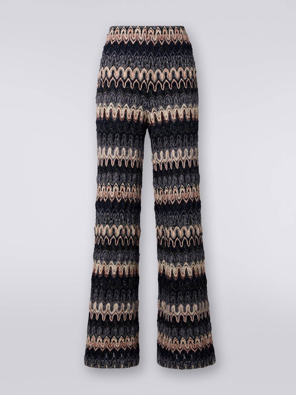 M Missoni Pantaloni in misto viscosa lamé a onde effetto pizzo Bestseller