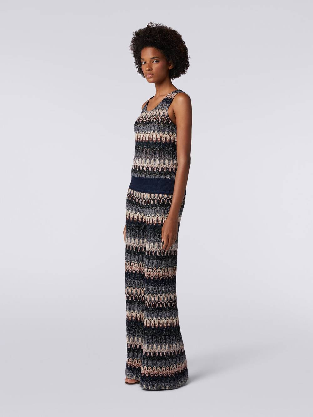 M Missoni Pantaloni in misto viscosa lamé a onde effetto pizzo Bestseller