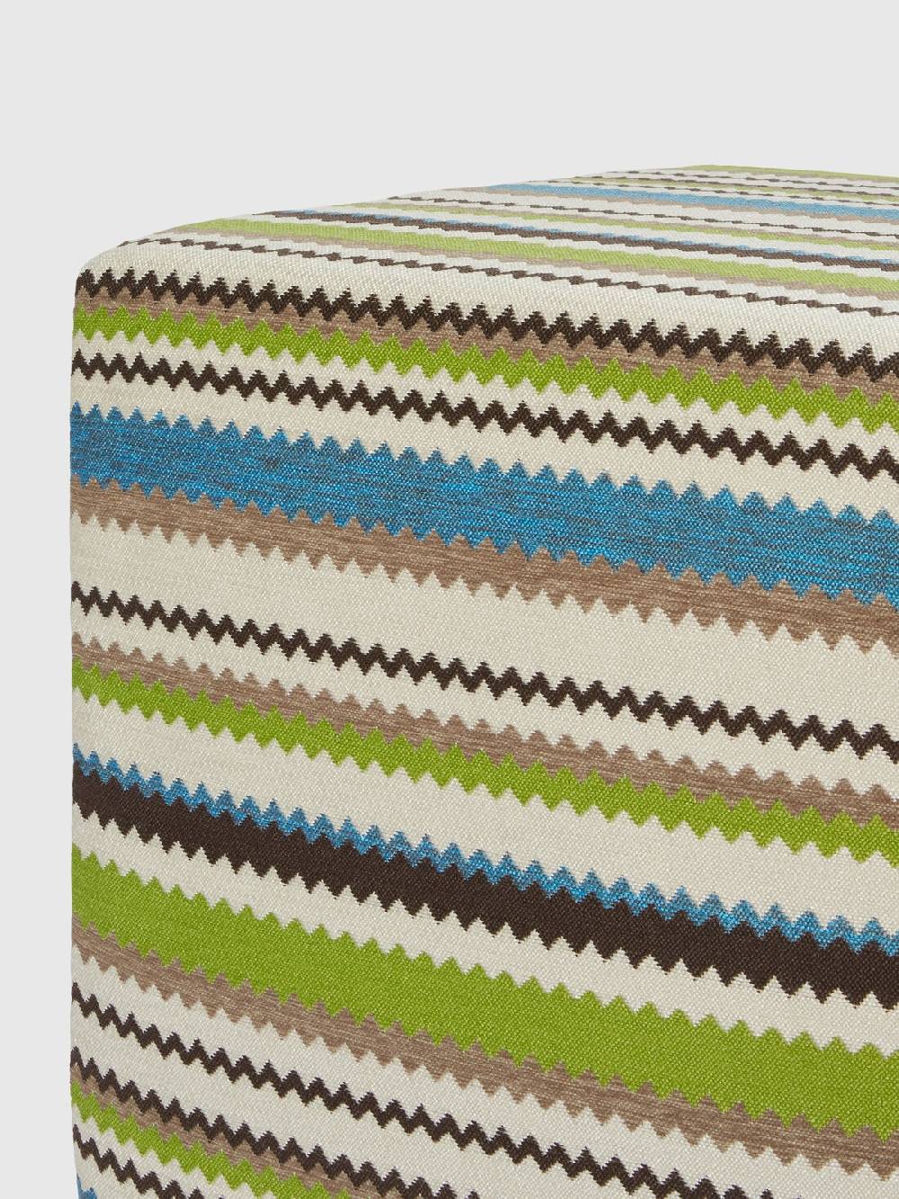 M Missoni Pouf da esterno cubico Cancun chevron 40x40x40 cm Only for today