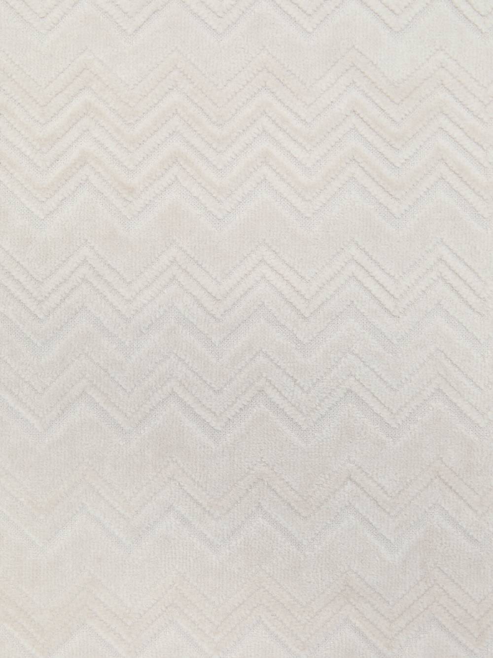 M Missoni Set 2 pezzi di asciugamani da bagno Chalk in spugna di cotone zig zag Fino al 55% di sconto