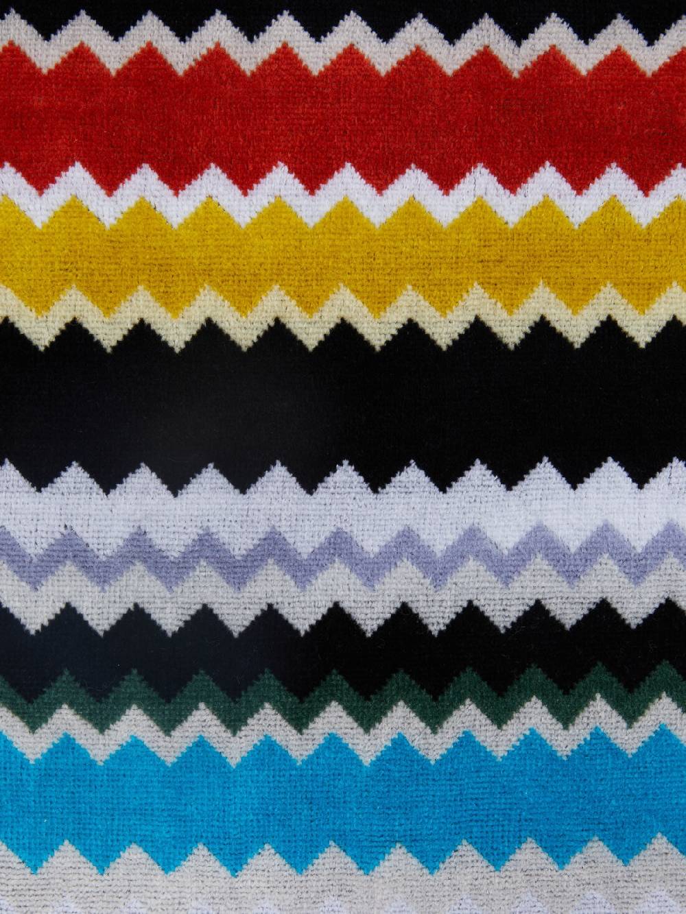 M Missoni Set 2 pezzi di asciugamani da bagno Curt in spugna di cotone chevron Solo un giorno rimasto